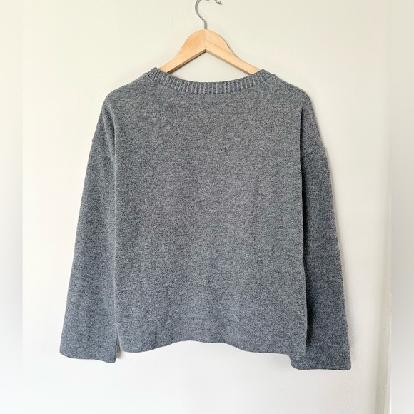 Zara Boxy Relaxed Fit Crewneck Sweater - Picture 9 of 10